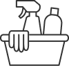 Cleaning Supply Bucket icon for restroom Cleaning in St. Louis